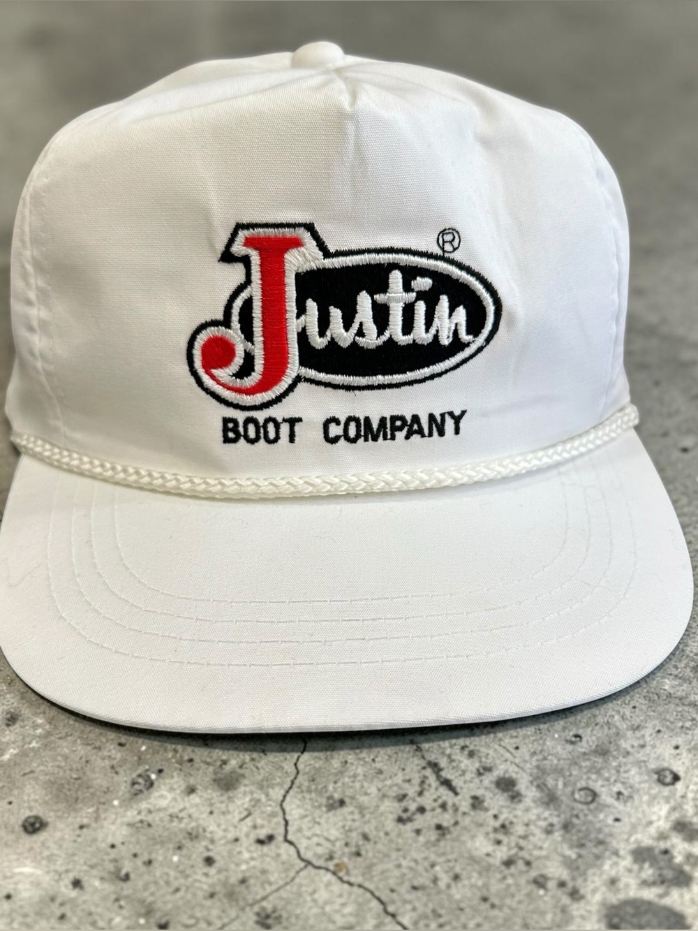 Justin Boot Company Vintage SnapBack Trucker Hat